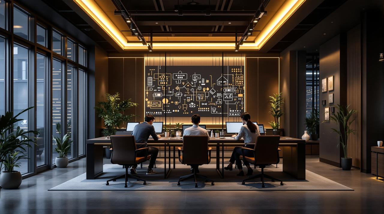 影院短剧大全团队工作场景